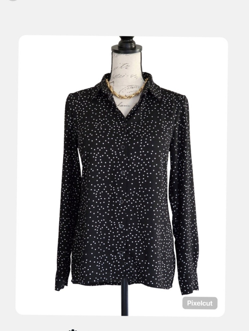 Knot Sisters Polka Dot Blouse.